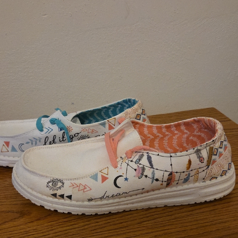 Hey Dude Women's Multicolor Slip-On Shoes